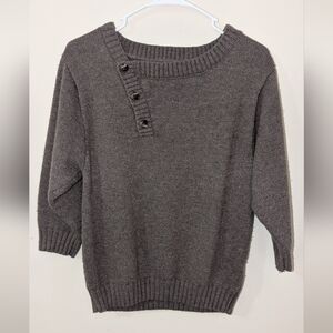 The North Face Olive Green Women's Wool Blend Sweater Size Small Excellent